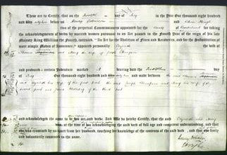Deed by Married Women - Elizabeth Stevenson and Mary Thompson-Original Ancestry