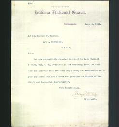 Letterhead - Indiana National Guard