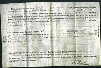 Deed by Married Women - Charlotte Tunnicliff-Original Ancestry