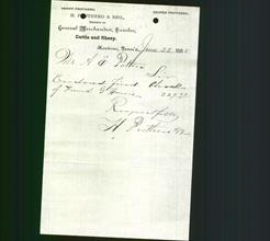 Business Letterhead - H. Prothero & Brothers