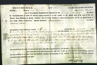 Deed by Married Women - Mary Shask-Original Ancestry