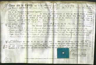 Deed by Married Women - Elizabeth Richards, Catherine Jones and Rebecca Ball-Original Ancestry