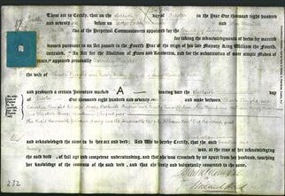 Deed by Married Women - Cornelia Knight and Emily Fenton-Original Ancestry