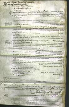 Court of Common Pleas - Maria Atkinson-Original Ancestry