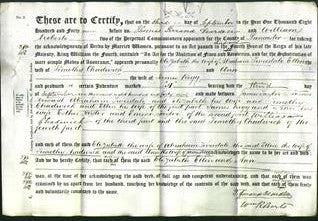 Deed by Married Women - Elizabeth Tweedale, Ellen Chadwick and Ann Rigg-Original Ancestry