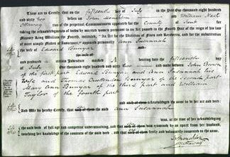 Deed by Married Women - Ann Susannah Bunyar-Original Ancestry