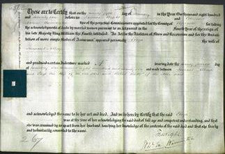 Deed by Married Women - Eliza Allsop-Original Ancestry
