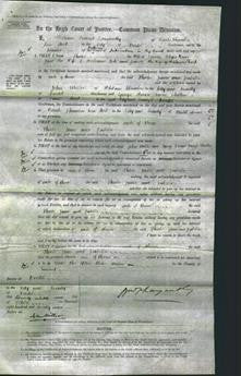 Court of Common Pleas - Phoebe King, Jane Pick and Isabella Lock-Original Ancestry