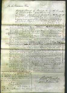 Court of Common Pleas - Elizabeth Tweedale, Ellen Chadwick and Ann Rigg-Original Ancestry