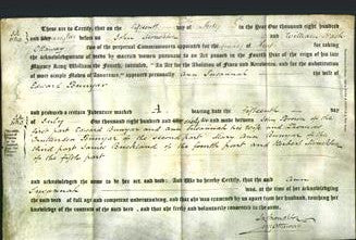 Deed by Married Women - Ann Susannah Bunyar-Original Ancestry
