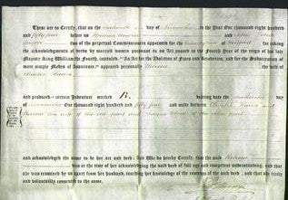 Deed by Married Women - Rebecca Harris-Original Ancestry