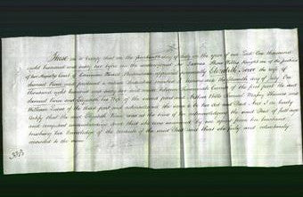 Deed by Married Women - Elizabeth Rowe-Original Ancestry