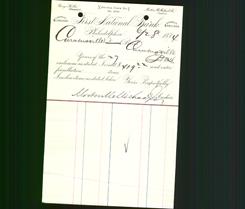 Bank Letterhead - First National Bank