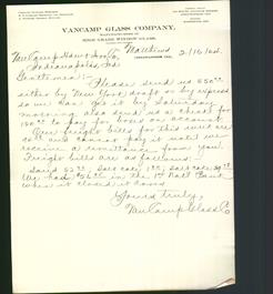 Letterhead - VanCamp Glass Company