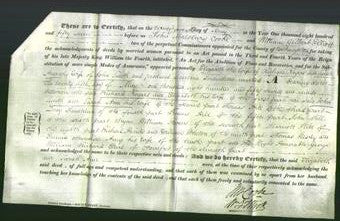 Deed by Married Women - Elizabeth Rogers and Sarah Ann Smith-Original Ancestry