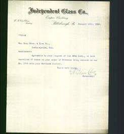 Letterhead - Independent Glass Co.