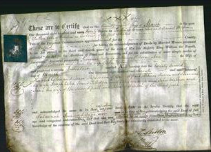 Deed by Married Women - Susannah Hobson, Ann Tittensor and Jane Milner-Original Ancestry