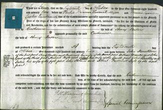 Deed by Married Women - Catherine Baker-Original Ancestry