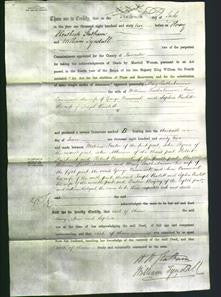 Deed by Married Women - Mary Leatherbarrow, Ann Cammack and Sophia Pawlett-Original Ancestry