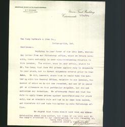 Letterhead - American Sheet & Tin Plate Company