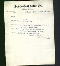 Letterhead - Independent Glass Co.
