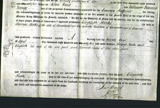 Deed by Married Women - Elizabeth Heates-Original Ancestry