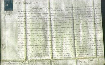 Court of Common Pleas - Elizabeth Hall-Original Ancestry