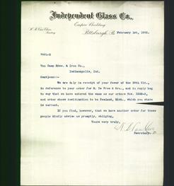 Letterhead - Independent Glass Co.