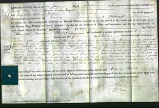 Deed by Married Women - Celina Flower-Original Ancestry