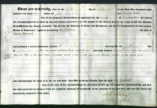 Deed by Married Women - Ann Barwick-Original Ancestry