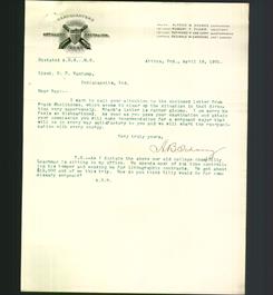 Letterhead - Artillery Battalion