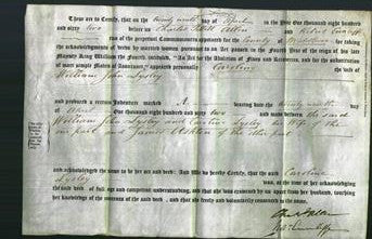 Deed by Married Women - Caroline Lysley-Original Ancestry