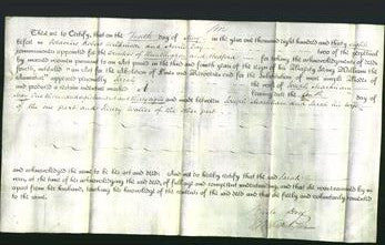 Deed by Married Women - Sarah Markham-Original Ancestry