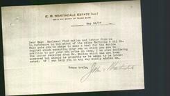 Letterhead - E.B. Martindale Estate (Inc.)
