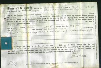 Deed by Married Women - Mary Harteson Eddenes-Original Ancestry