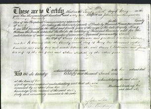 Deed by Married Women - Sarah Dickenson-Original Ancestry