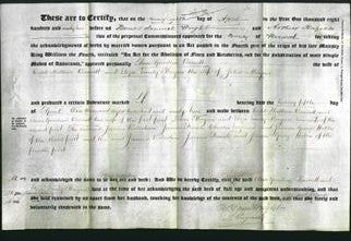 Deed by Married Women - Ann Gardner Barnett and Eliza Emily Morgan-Original Ancestry