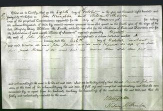 Deed by Married Women - Elizabeth Johnson-Original Ancestry