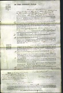 Court of Common Pleas - Ann Gardner Barnett and Eliza Emily Morgan-Original Ancestry