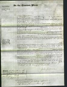 Court of Common Pleas - Ann Hindson-Original Ancestry