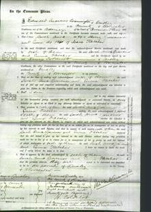 Court of Common Pleas - Sarah Anne Grosvenor and Emma Fletcher-Original Ancestry