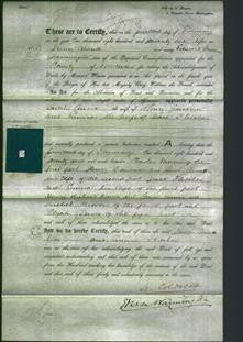Deed by Married Women - Sarah Anne Grosvenor and Emma Fletcher-Original Ancestry