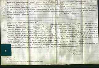 Deed by Married Women - Celina Flower-Original Ancestry