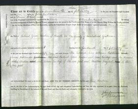 Deed by Married Women - Ann Hindson-Original Ancestry