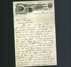 Letterhead - Van Camp Hardware & Iron Co.