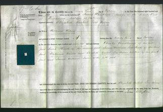 Deed by Married Women - Elizabeth Rachel Low Wilson-Original Ancestry