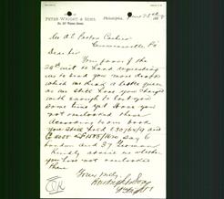 Business Letterhead - Peter Wright & Sons