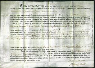 Deed by Married Women - Sarah Brown, Sarah Coxen and Elizabeth Hill-Original Ancestry