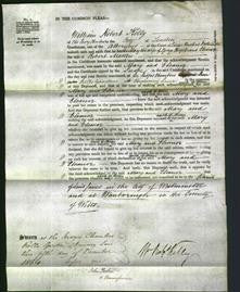 Court of Common Pleas - Mary Pargiter and Eleanor Masters-Original Ancestry