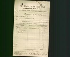 Bank Letterhead - Curwensville Bank